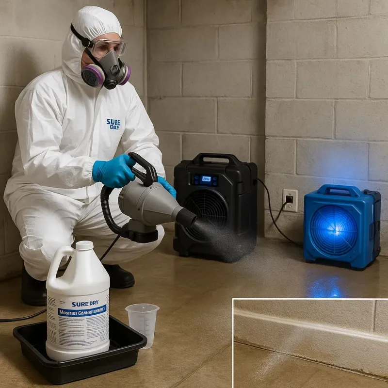 Sanitization and Odor Removal process in Ralls, TX