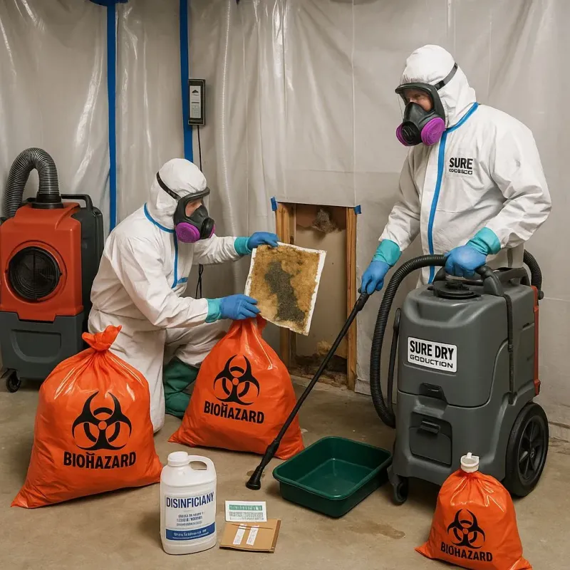 Contaminated Water Handling Protocols process in Ralls, TX